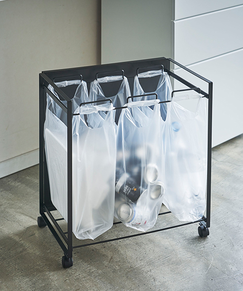 tower ゴミ箱 ダストボックス tower（タワー）目隠し分別ダストワゴン