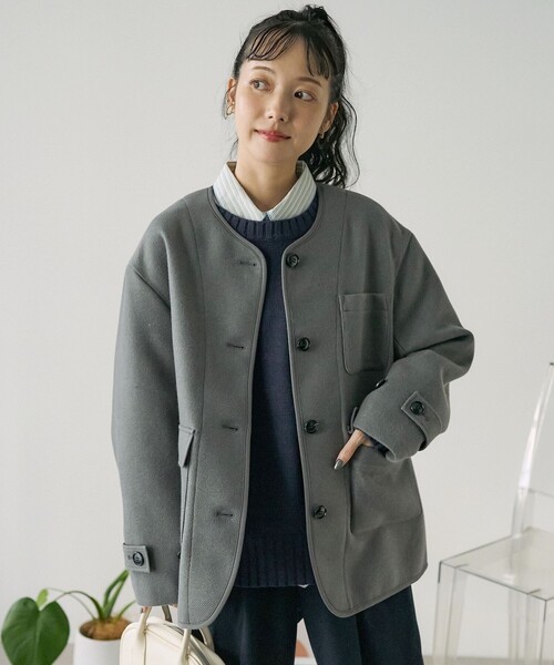 FREAK'S STORE（フリークスストア） ノーカラーコート コート ノー