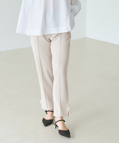 coca（コカ） スラックス パンツ 「WEB限定セール」裾パールテーパード