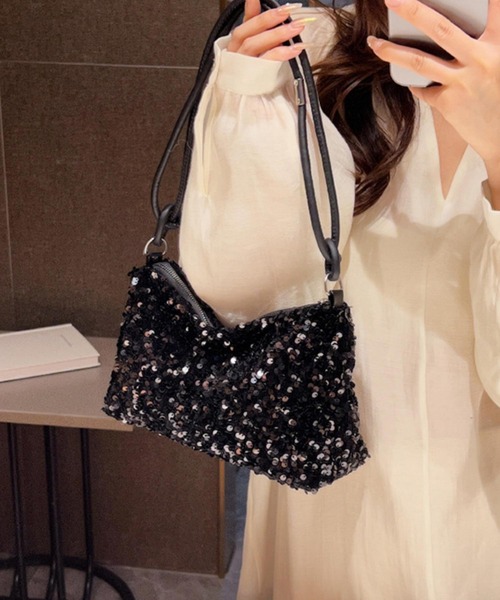 LA VORAGINE（ラ ヴォラジネ） ショルダーバッグ バッグ スパンコール