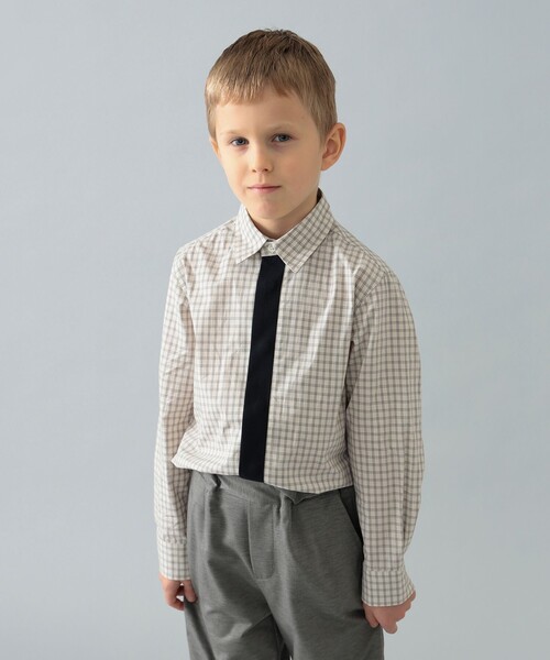 こども ビームス ブラウス シャツ ARCH＆LINE / オーガニック チェック