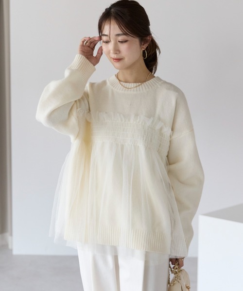 sakishimatokyo ニット セーター 新色追加「着映えトップス」アルパカ