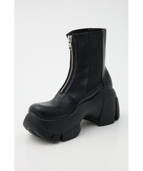 SLY（スライ） ブーツ FRONT ZIP CHUNKY BOOTS フロントジップ チャン