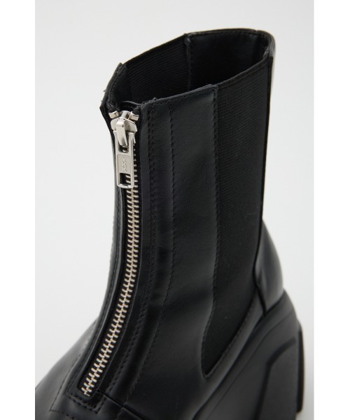 SLY（スライ） ブーツ FRONT ZIP CHUNKY BOOTS フロントジップ チャン