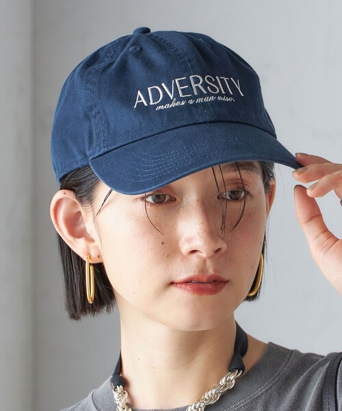 SHIPS（シップス） キャップ 帽子 刺繍 ロゴ キャップ 24FW レディース