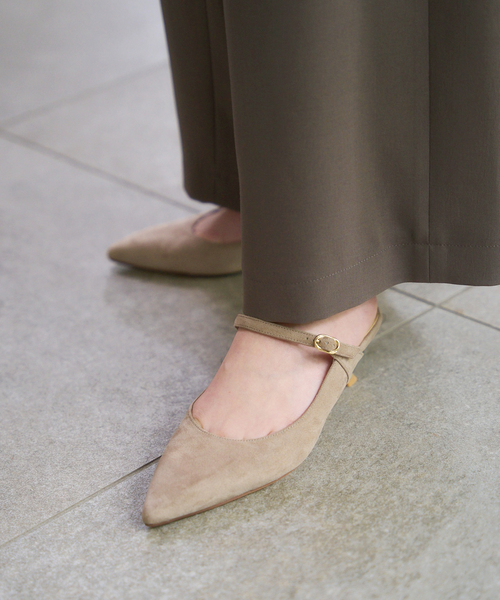 LE TALON（ル タロン） パンプス 4.5cmポインテッドストラップミュール