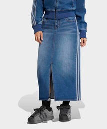 adidas（アディダス） デニムスカート スリーストライプス ペンシル