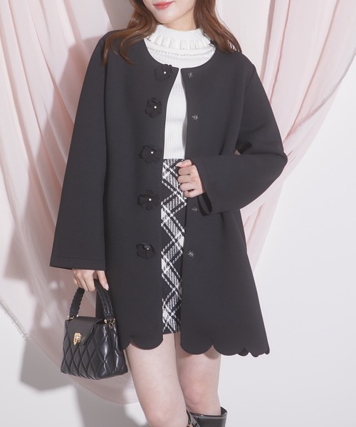 tocco closet（トッコ クローゼット） ノーカラーコート コート 「ZOZO