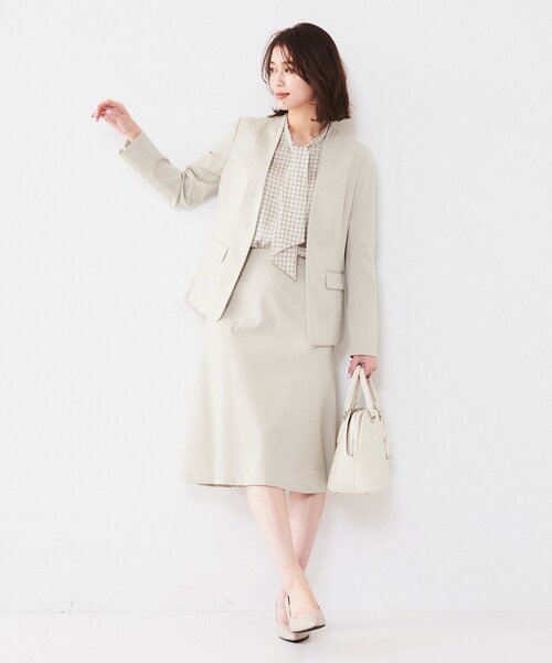 UNTITLED（アンタイトル） ジャケット ノーカラージャケット 「通勤