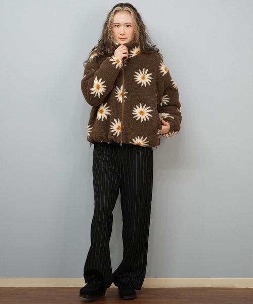 ROXY（ロキシー） コート アウター ボアジャケット ショート丈