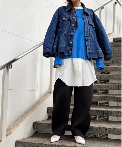 LE PHIL（ル フィル） パンツ トリプルクロスカーブパンツ レディース