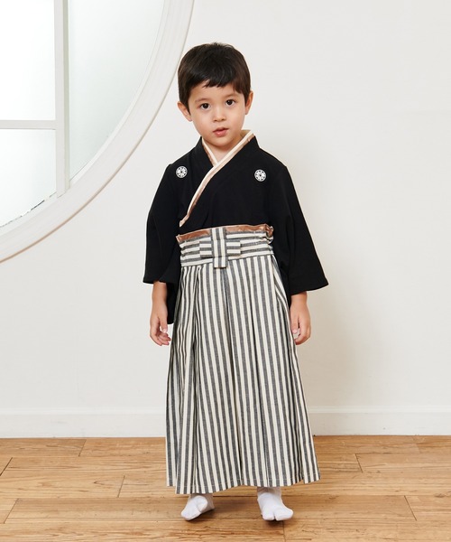 SweetMommy（スウィートマミー） 着物 2ピース コットン 本格キッズ袴