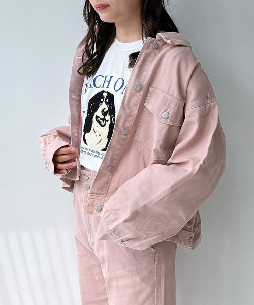 AS KNOW AS（アズノゥアズ） デニムジャケット gジャン ダブルポケット