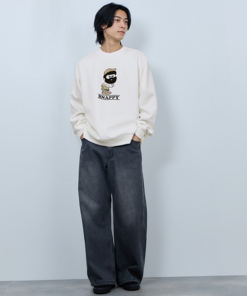 トレーナー スウェット OZZY ヒゲダンボールトレーナー メンズ