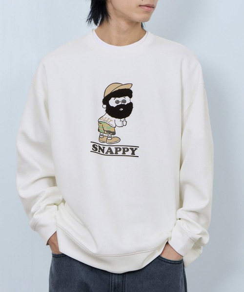 トレーナー スウェット OZZY ヒゲダンボールトレーナー メンズ