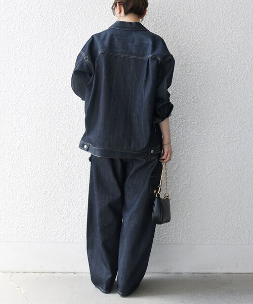 SHIPS any デニムジャケット gジャン any:「洗濯機可能」デニム