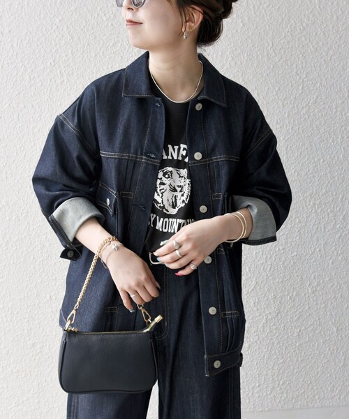 SHIPS any デニムジャケット gジャン any:「洗濯機可能」デニム