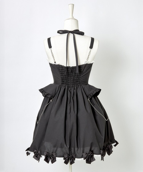 AVENCHUMU ワンピース Front ribbon chain one piece : ZOZOTOWN Yahoo