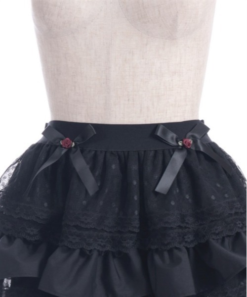 axes femme（アクシーズ ファム） スカート フリルティアードミニ