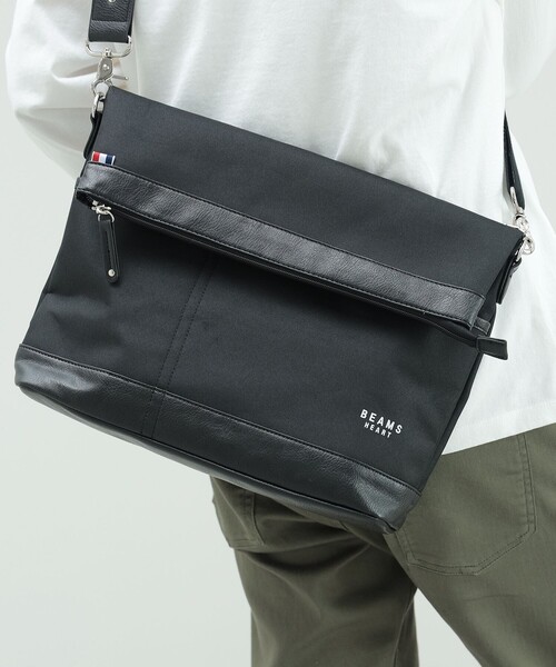 BEAMS HEART（ビームス ハート） ショルダーバッグ シャンブレー 杢
