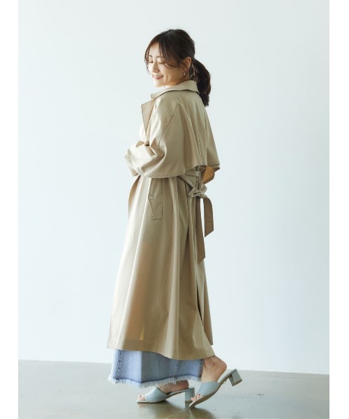 STRATA（エストラータ） トレンチコート コート フード付きバック