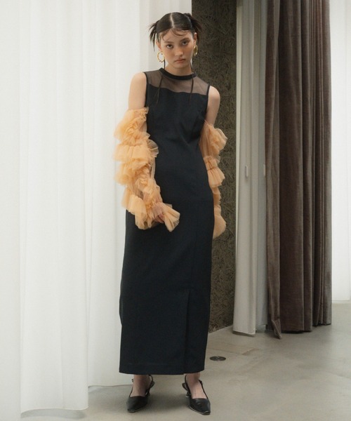 ANDRESD ドレス ディタッチドスリーブドレス / detached sleeve dress