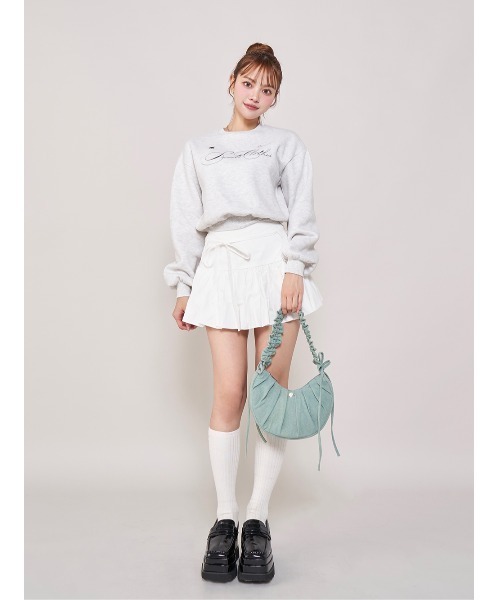 Darich（ダーリッチ） スカート ウエストリボンバルーンミニスカート