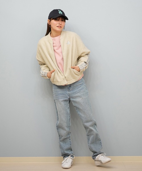 adidas（アディダス） コート アウター ボアショートジャケット/スリー