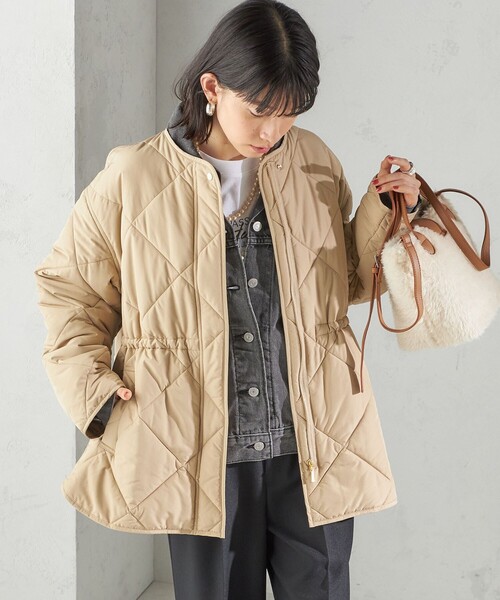 SHIPS（シップス） ブルゾン アウター 「手洗い可能」キルティング