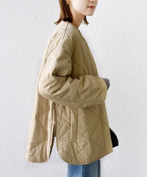 SHIPS（シップス） ブルゾン アウター 「手洗い可能」キルティング