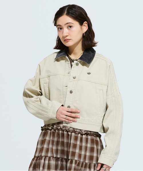 adidas（アディダス） コート アウター キャンバス トラックトップ