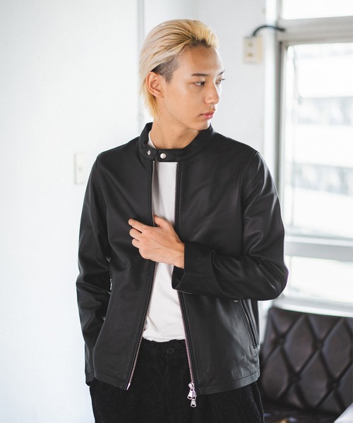 MMMM 革ジャン ライダース 「MMMM」シングルライダースジャケット