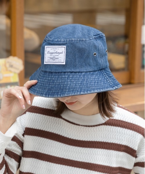 ad thie（アドティエ） 帽子 ハット フロントタグ・ベーシック デニム