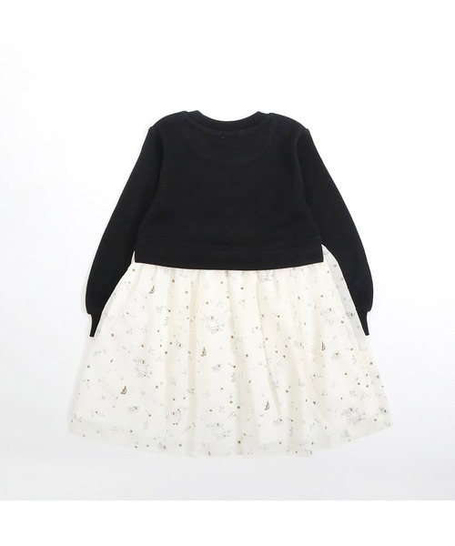 KP ワンピース 星座うさぎちゃん柄シフォンワンピース(90〜150) キッズ