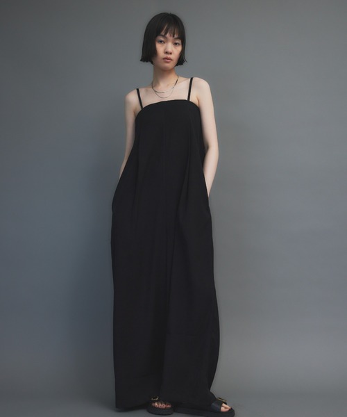 HANNE オールインワン キャミワイドオールインワン レディース