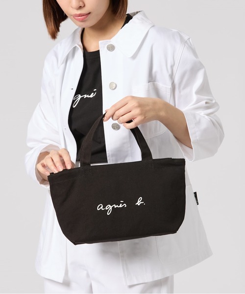 agnes b.（アニエスベー） トートバッグ WEB限定 ロゴトートバッグ