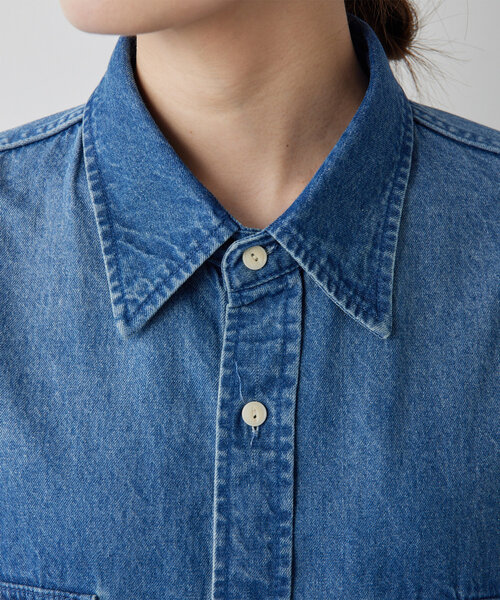 GALLARDAGALANTE（ガリャルダガランテ） ブラウス シャツ デニムシャツ