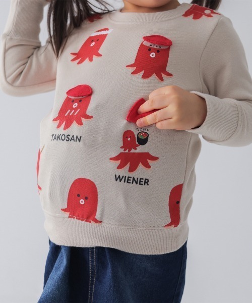 CHEEK ROOM（チークルーム） トレーナー タコさんウインナー