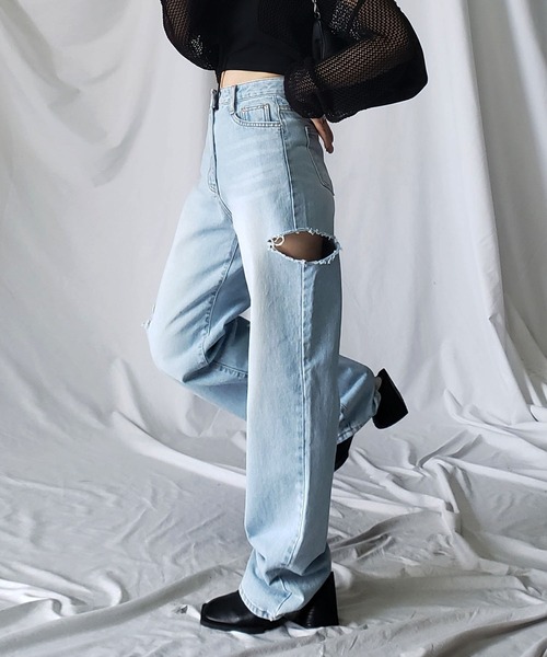 me+em select（ミームセレクト） ジーンズ デニム デニムパンツ