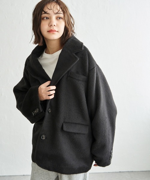 notch. ジャケット テーラードジャケット 「 notch.by yui 」 シャギー