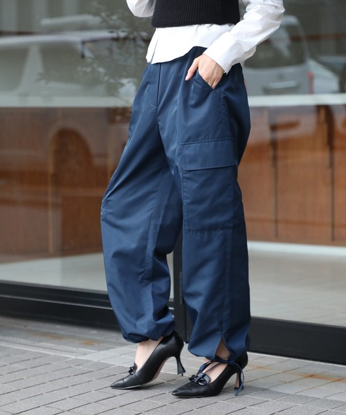 SETUP7（セットアップセブン） カーゴパンツ 「SETUP7」スリット入り