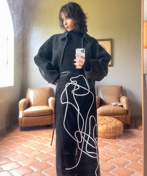 CREDONA（クレドナ） コート アウター WOOL SHORT ZIP JACKET COAT