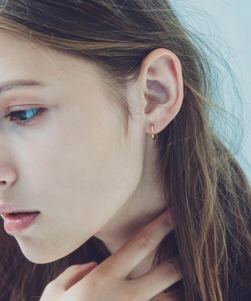 ete（エテ） ピアス K18YG フープ ピアス レディース : ZOZOTOWN Yahoo