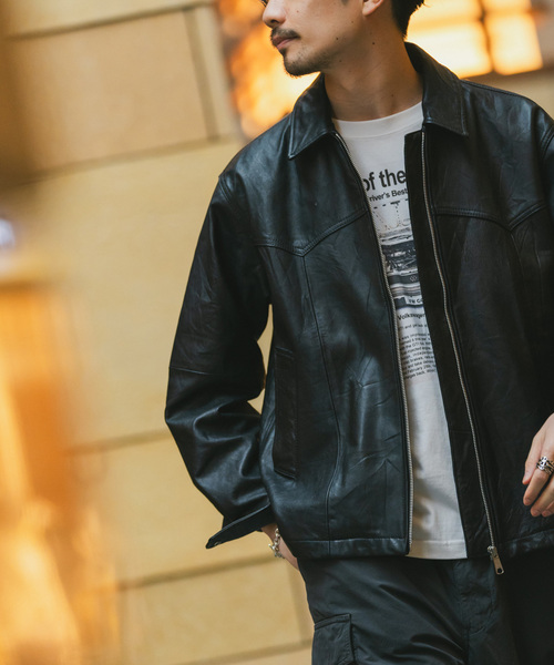 417 EDIFICE（フォーワンセブンエディフィス） 革ジャン ライダース