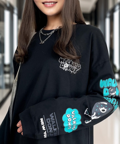 Candlestick tシャツ レトロポップ WALKING DONUT 8ボール ゴースト