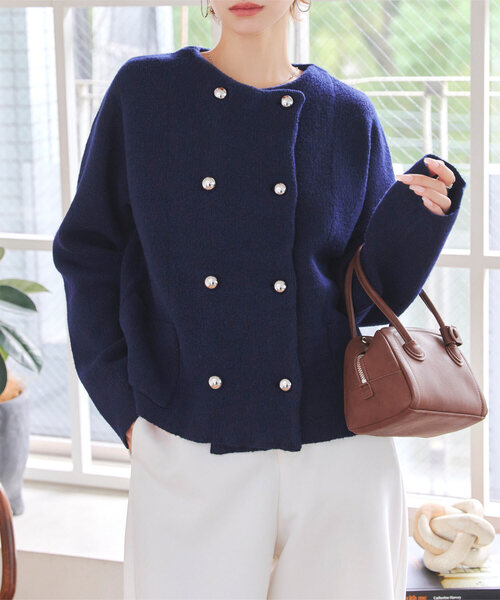 KOBE LETTUCE（神戸レタス） ジャケット ノーカラージャケット ダブル