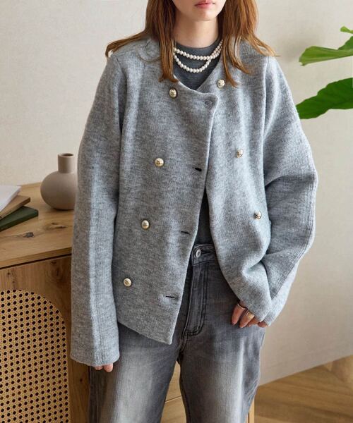 KOBE LETTUCE（神戸レタス） ジャケット ノーカラージャケット ダブル