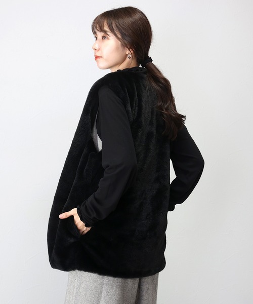 VOLATA 山羊のファーベスト ジレ VOLATA 山羊のファーベスト ジレ Re