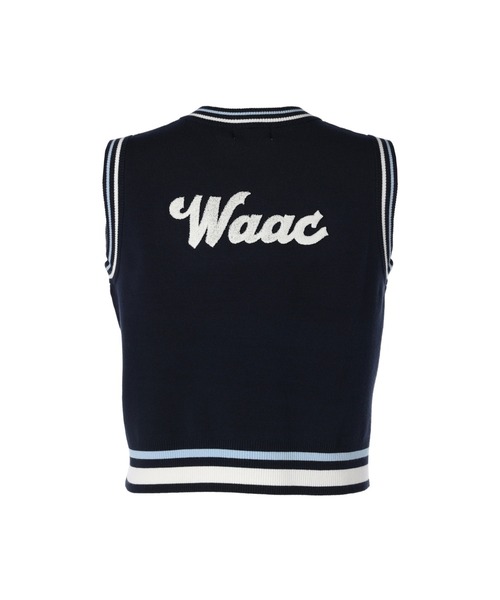 ベスト ジレ WOMENS カラーラインニットベスト レディース : ZOZOTOWN