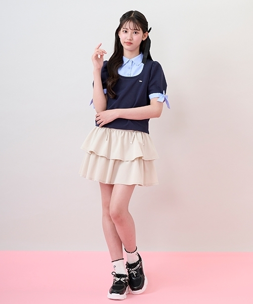 mezzo piano Junior（メゾピアノ ジュニア） パンツ ドロスト